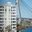 Property and Anzac Bridge Sydney