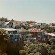 A hill with houses in Sydney