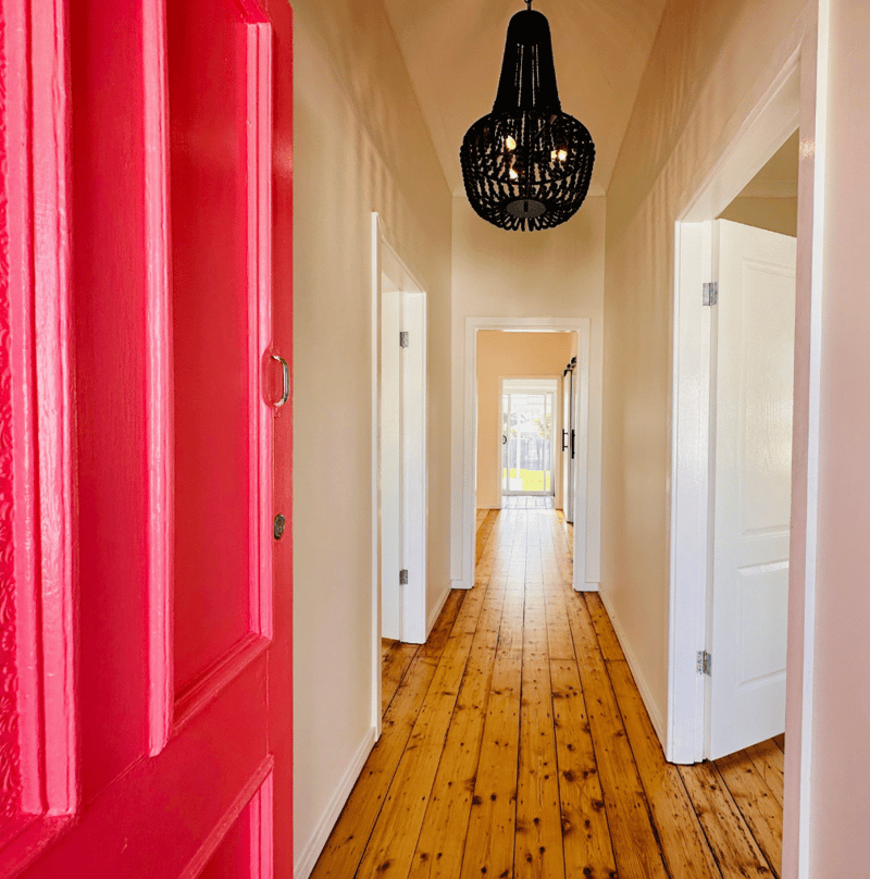 Corridor new floor