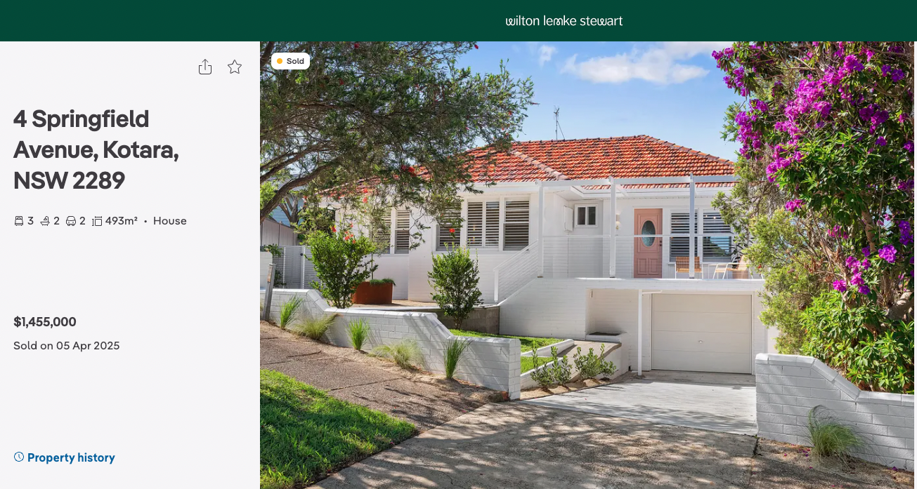 Kotara 3 bedroom record sale - Sold by Tom Lemke